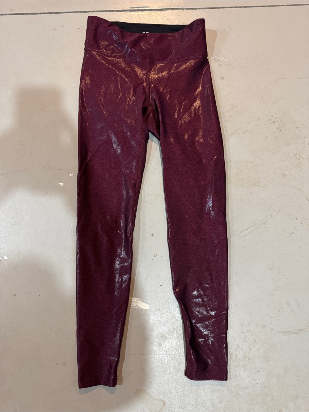 Heroine Sport Burgundy High-Waisted Leggings